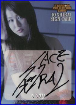 IO SHIRAI STARDOM Collection Card #5 Autographs IYO SKY WWE Rare card