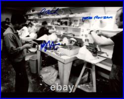IRA KEELER PETE RONZANI RODIS JAMERO SIGNED 8x10 PHOTO STAR WARS BECKETT BAS