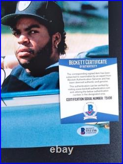 Ice Cube Signed 8x10 Photo Boyz n the Hood Beckett BAS COA Autograph