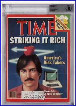 Incredibly Rare STEVE JOBS Signed TIME Magazine Cover 1982 JSA/PSA