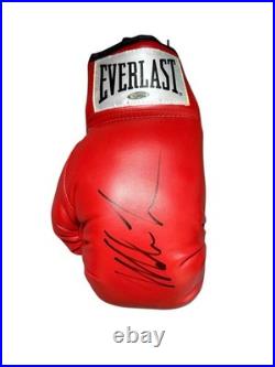 Iron Mike Tyson Signed Autographed Everlast L Red Boxing Glove TRISTAR COA Champ