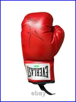 Iron Mike Tyson Signed Autographed Everlast L Red Boxing Glove TRISTAR COA Champ