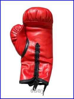 Iron Mike Tyson Signed Autographed Everlast L Red Boxing Glove TRISTAR COA Champ