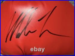 Iron Mike Tyson Signed Autographed Everlast L Red Boxing Glove TRISTAR COA Champ