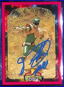 JASON DAVID FRANK 1994 Power Rangers Series 2 Signed Card #122 BAS Slabbed