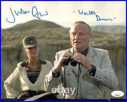 JULIAN GLOVER Signed 8x10 INDIANA JONES Walter Donovan Autograph JSA COA Cert