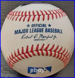 Jacob Misiorowski Brewers Phenom Autographed Rawlings OMLB Baseball PROVA COA