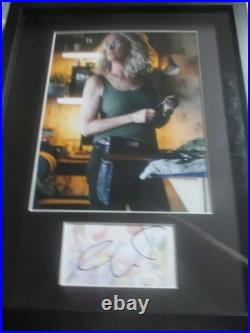 Jaime Lee Curtis Halloween Signed/autographed 11x14 Matte Cut Framed Jsa Cert