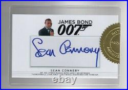 James Bond Archives Final Edition Sean Connery Autographed card