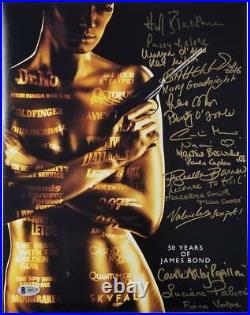James Bond Girl multi-signed 11x14 Photo 11 Autographs & Inscriptions BAS COA