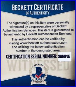 James Caan Autographed 11x14 Rollerball Photo Beckett BAS Witnessed