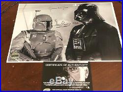 James Earl Jones & David Prowse Star Wars Vader Signed Autograph 11x14 Photo COA