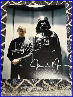 James Earl Jones and Mark Hamill Star Wars Dual Autographed 8x10 Photo With COA