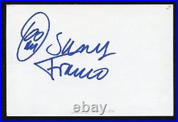 James Franco signed autograph auto 4x6 card Actor Spider Man Trilogy BAS Cert