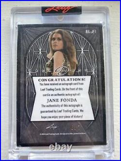 Jane Fonda Autographed Decadence