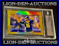 Jared Goff 2016 Leaf Executive Collection Masterpiece XRC 1/1 FIRST 1/1 EVER