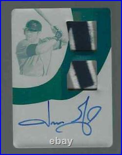 Jason Giambi 2019 Immaculate Collection Autographs Printing Plates GU Relics 1/1