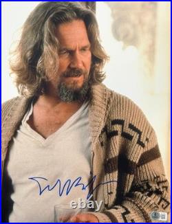 Jeff Bridges Signed 11x14 Photo The Big Lebowski Authentic Autograph Beckett