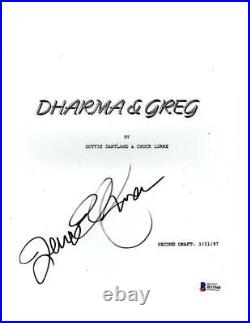 Jenna Elfman Signed Dharma And Greg Pilot Ep Script Authentic Autograph Beckett