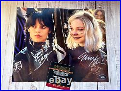 Jenna Ortega & Emma Myers (Wednesday) Signed 8x10 Original Autographs withCOA