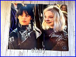 Jenna Ortega & Emma Myers (Wednesday) Signed 8x10 Original Autographs withCOA