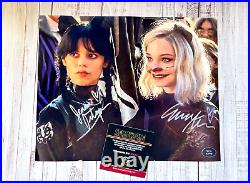 Jenna Ortega & Emma Myers (Wednesday) Signed 8x10 Original Autographs withCOA