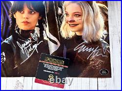 Jenna Ortega & Emma Myers (Wednesday) Signed 8x10 Original Autographs withCOA