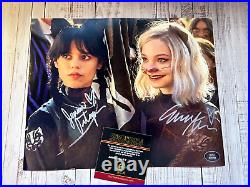 Jenna Ortega & Emma Myers (Wednesday) Signed 8x10 Original Autographs withCOA