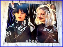 Jenna Ortega & Emma Myers (Wednesday) Signed 8x10 Original Autographs withCOA