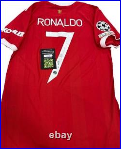 Jersey Red CRISTIANO RONALDO Signed Autographed COA