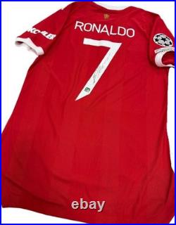Jersey Red CRISTIANO RONALDO Signed Autographed COA