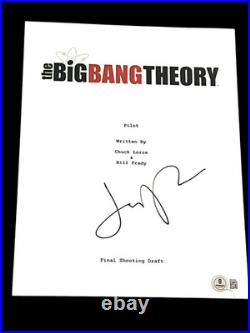 Jim Parsons Signed Autograph Television Script Big Bang Theory Beckett Bas Coa F