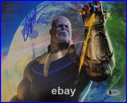 Jim Starlin Signed Photo Thanos Marvel MCU Avengers Autograph Beckett BAS COA 93