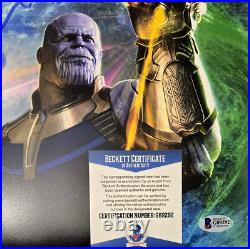 Jim Starlin Signed Photo Thanos Marvel MCU Avengers Autograph Beckett BAS COA 93