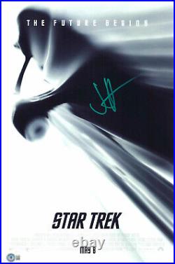 Jj Abrams Signed Autograph Star Trek 12x18 Photo Mini Poster Bas Beckett