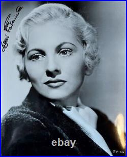 Joan Fontaine Signed Autograph Photo Genuine From Large Collection