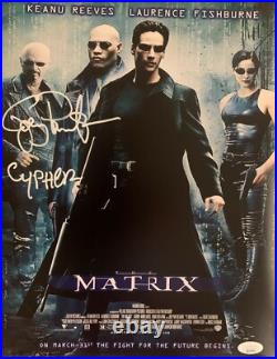 Joe Pantoliano autographed signed inscribed 11x14 photo JSA COA Matrix Cypher