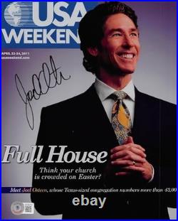 Joel Osteen Televangelist Authentic Signed 8x10 Photo Autographed BAS #BF88791
