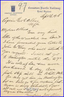 John Clem Autograph Letter Signed 09/16/1915