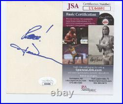John Denver Signed 3x5 Index Card JSA Certified Autograph Rocky Mountain High