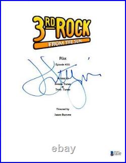 John Lithgow Signed Third Rock From The Sun Pilot Script Authentic Autograph Coa