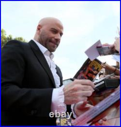 John Travolta Carrie Hand Signed Autograph Photograph 8x12 COA