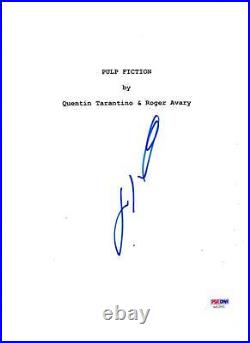 John Travolta Signed Pulp Fiction Full 106 Page Script Authentic Autograph Psa C