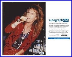 John Waite Autographed Live Concert 8x10 Photo ACOA