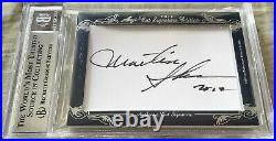 Jon Voight Martin Sheen 2012 Leaf Cut Signature autograph signed autographed 3/4