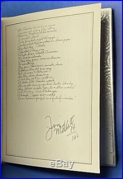 Joni Mitchell MORNING GLORY ON THE VINE Original 1/100. SIGNED 1971