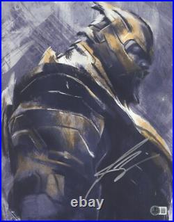 Josh Brolin Signed 11x14 Photo Thanos Avengers Endgame Autograph Beckett