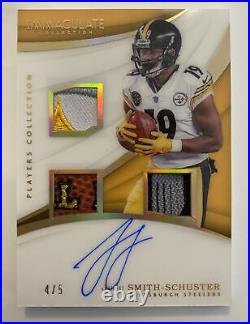 Juju Smith-Schuster 2018 Immaculate Players Collection Auto 4/5 Steelers