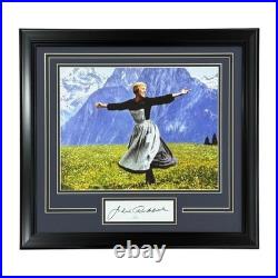 Julie Andrews Autographed The Sound of Music Deluxe Framed 11x14 Photo with Auto