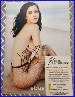 KATY PERRY AUTOGRAPH/SIGNED 8x12 PHOTO withRA COA